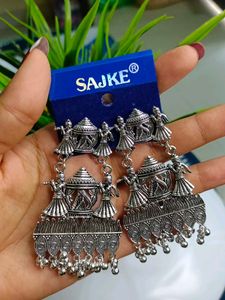 Oxidised Earrings