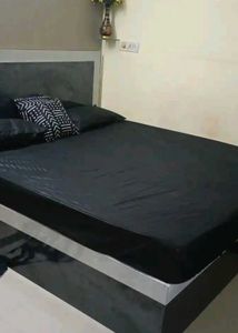 cotton luxurious Black Bedsheet Set