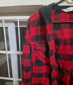 Red &amp; Black Flannel Shirt