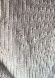 White Ribbed Crop Top