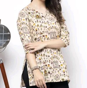 Mialo Fashion Short Viscose Rayon Kurti For Women