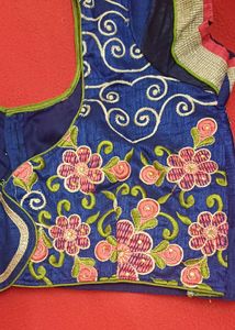 Designer Multicolor Shading All Over Embroidery Sa