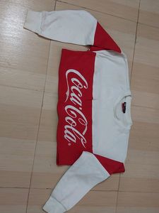 Coca Cola Crop Sweatshirt