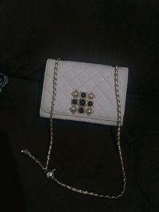 White Sling Bag