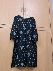 Black Printed Kurti