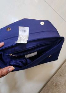 Dorothy Perkins Elegant Blue Clutch