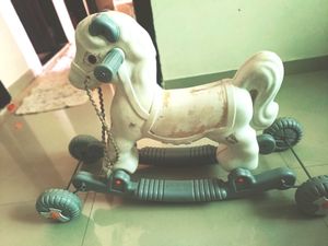 Vintage Ride-On Horse Toy
