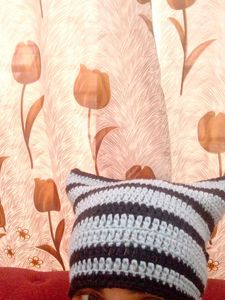 Handmade Crochet 😺 Ear Beanie