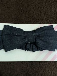Denim Bowtie For Kids Fom Ruffly Rumps Brand