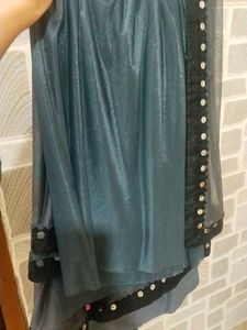 RUFFLE SAREE