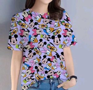 Mickey Mouse Print Tee