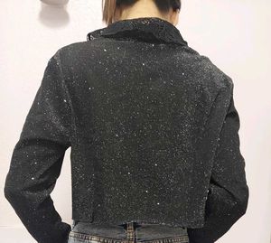 Black Shimmery Top