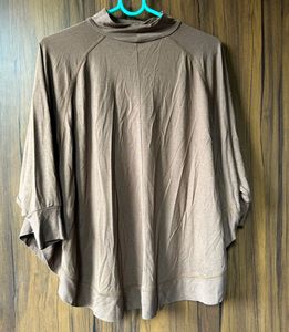 Casual Brown Tunic Top