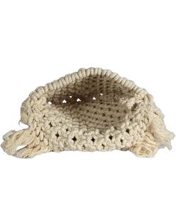 Macrame Fringe Crossbody Bag