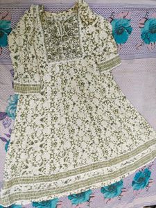 Floral Print Kurta