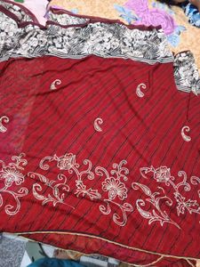 Floral Print Saree