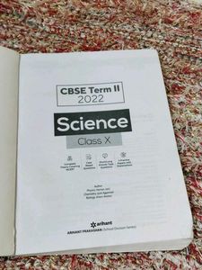 CBSE Term II Science Book 2022