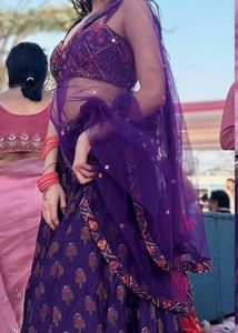 Purple Lehenga Choli Set