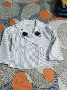 Cute Striped Kids Suit