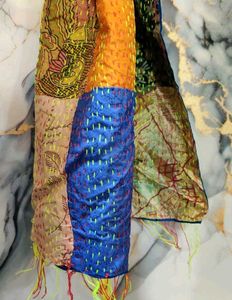 brand new Patchwork Kantha Throw/Scarf