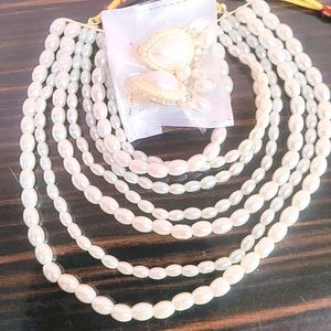 Pearl Necklace Set