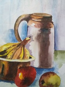 Hand Drawing Watercolor Picture