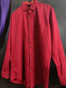 Maroon Casual Shirt