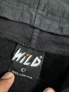 Vintage Y2K Wolf Graphic Zip Hoodie