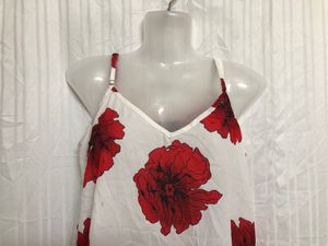 Dotti Red Flower Printed Top