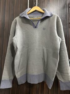 Crocodile Quater Zip Sweater
