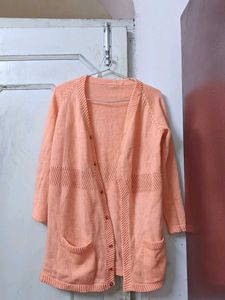 HandMade Knit Woollen Cardigan Home Made