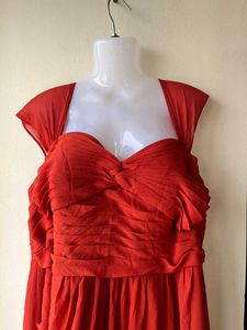 Elegant Rust Maxi Dress Azazie (A20)