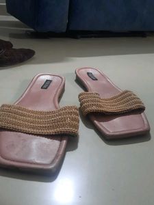 Fera Pink Embellished Flats