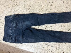 Dark Blue High Waist Jeans