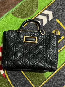 Zara Quilted Leather Satchel