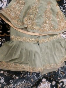 Stonefull Sharara Set With Dupatta