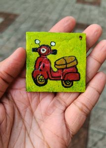 Keychain Painted Nd Coated For Riders