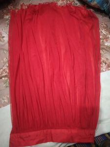 Red Coloured Elegant Skirt