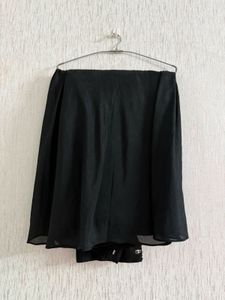 trending black lehenga with top