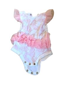 Pink Ruffle Baby Bodysuit