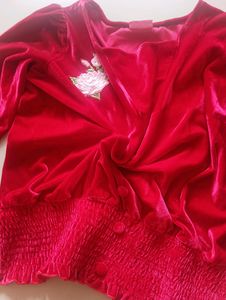 #pricedrop CUTECUMBER Red Velvet Girls Top