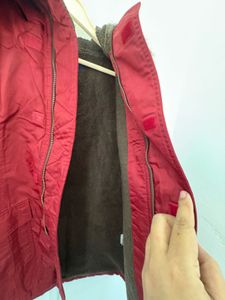 Red Hooded Jacket
