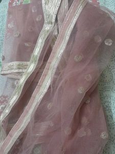 Pink Sequin Anarkali Suit