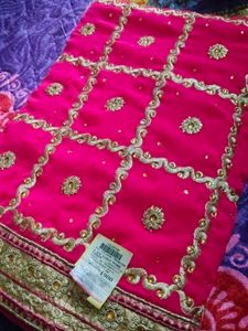 New Fancy Georgette Bridal Saree