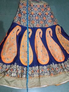 Lehenga With Stiched Blouse And Dupatta
