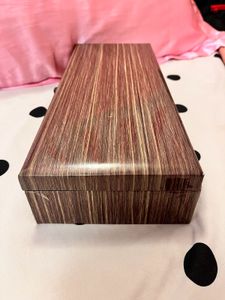 Glossy Wooden Finish Storage Box