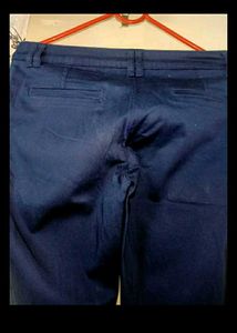 Women&#39;s MAX Navy Blue Trouser