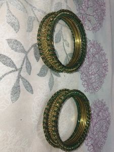 Kangan Combo / Women Kade Green