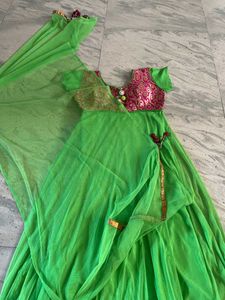 green net dress