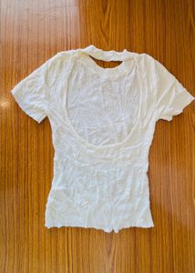 women’s pre winter Elegant White Top